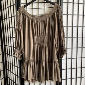 Free People Women’s Off The Shoulders Mini Dress Size Medium